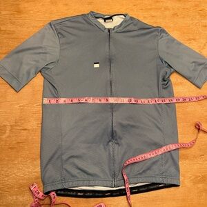 ORNOT Gray Blue Short Sleeve Cycling Jersey